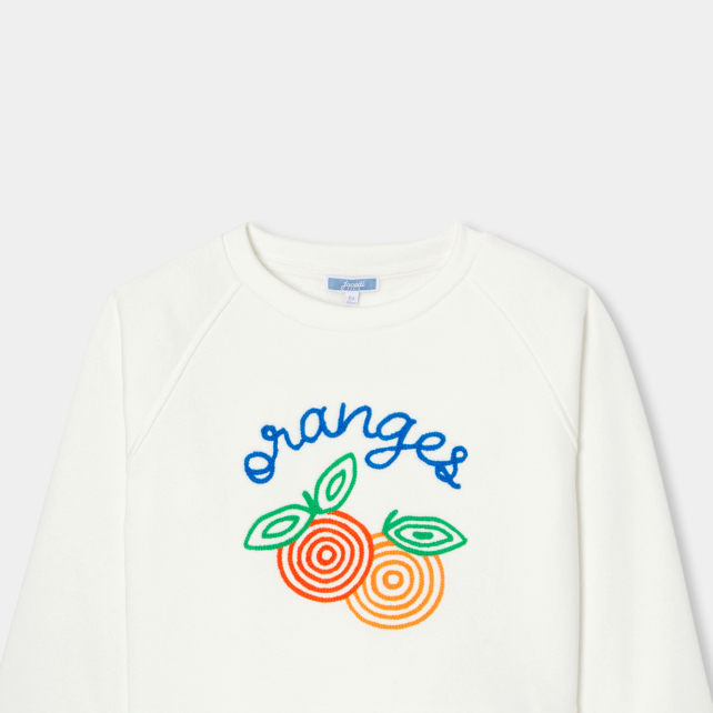 Girl knitted sweatshirt