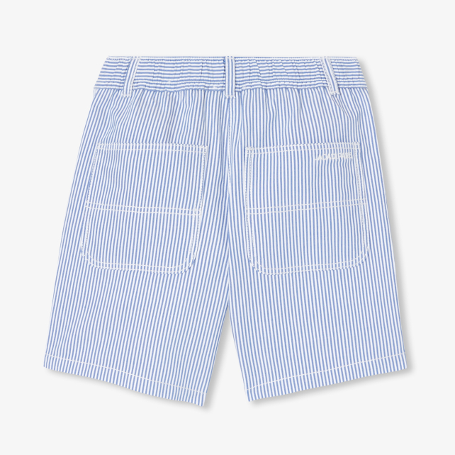 Boy Bermuda shorts in striped twill