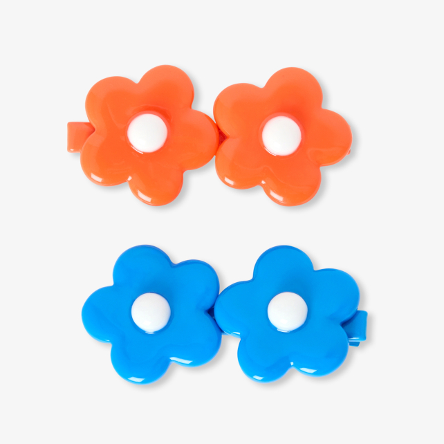 Girl duo of hair clips