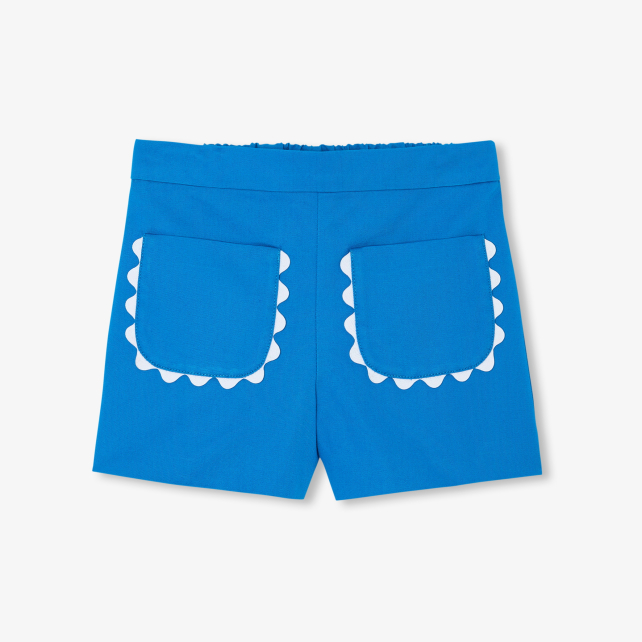 Baby girl shorts in twill