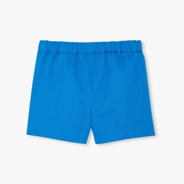 Baby girl shorts in twill