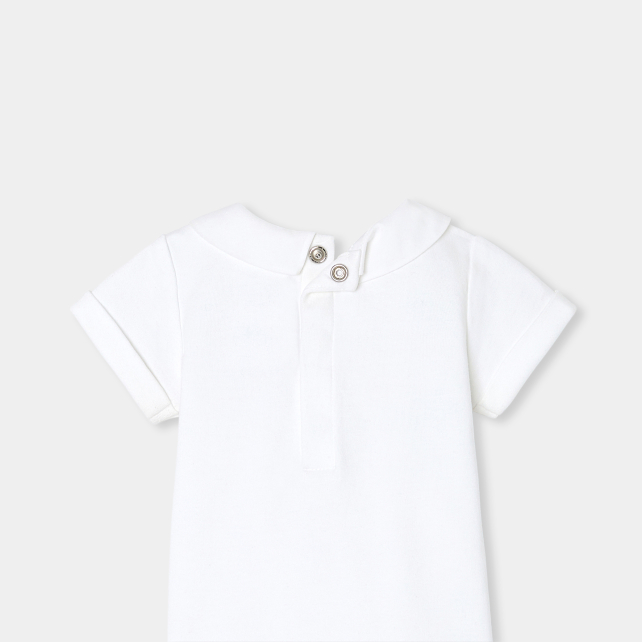 Baby boy short-sleeved bodysuit