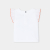 Baby girl T-shirt with ruffled sleeves