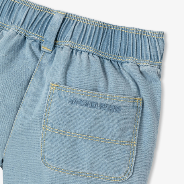 Baby boy shorts in lightweight denim