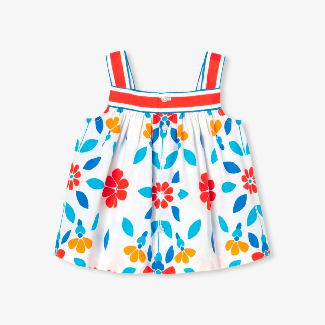 Körpə qız üçün poplin don