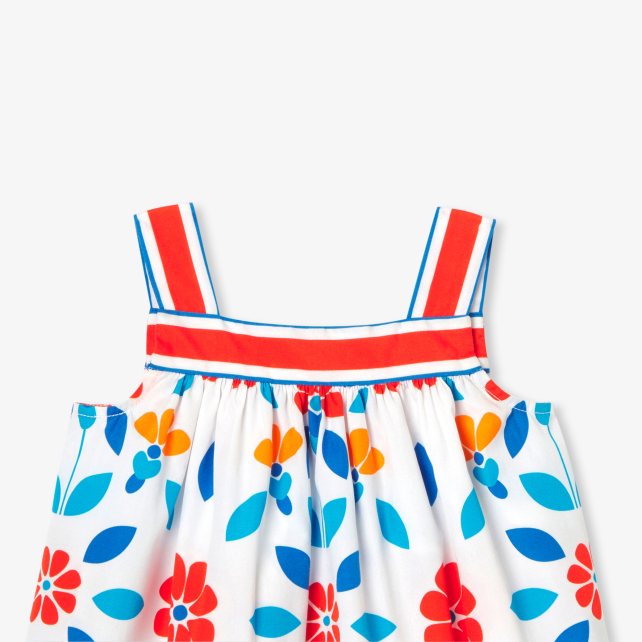 Baby girl blouse in poplin