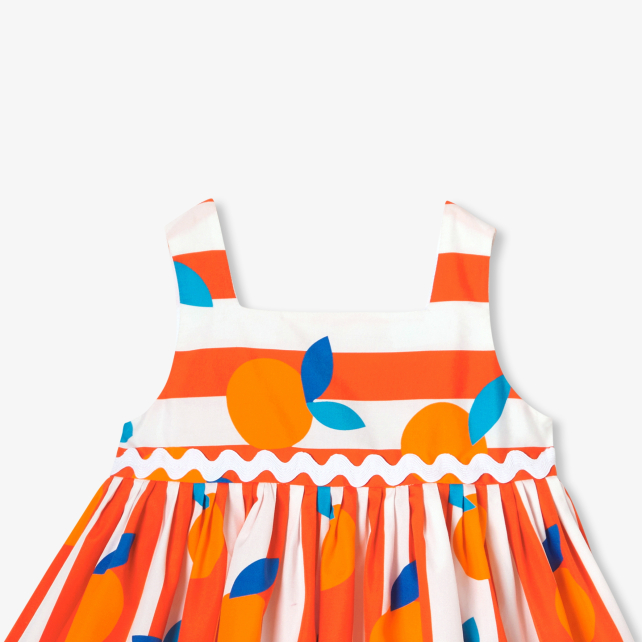 Baby girl orange dress