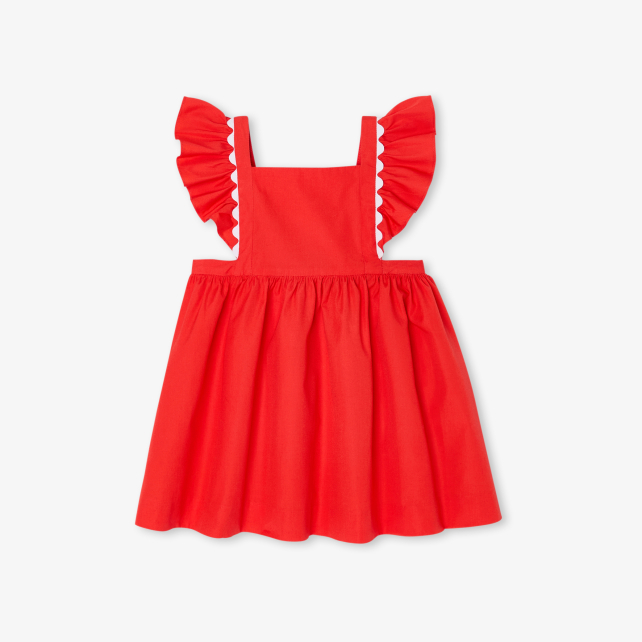 Baby girl dress in poplin