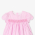 Baby girl dress in striped poplin