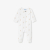 Baby teddy bear and crescent pyjamas