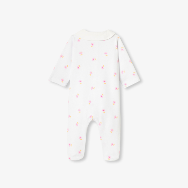 Baby girl pyjamas in cotton interlock