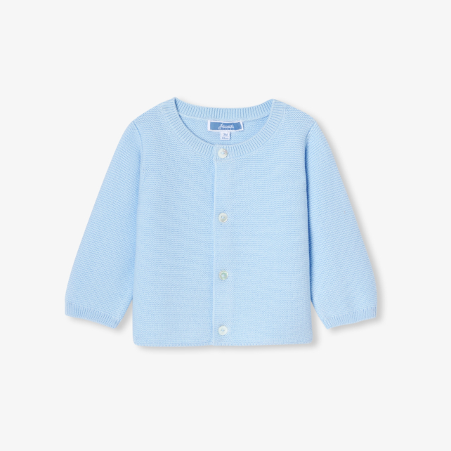 Körpə oğlan üçün pambıq kardiqan