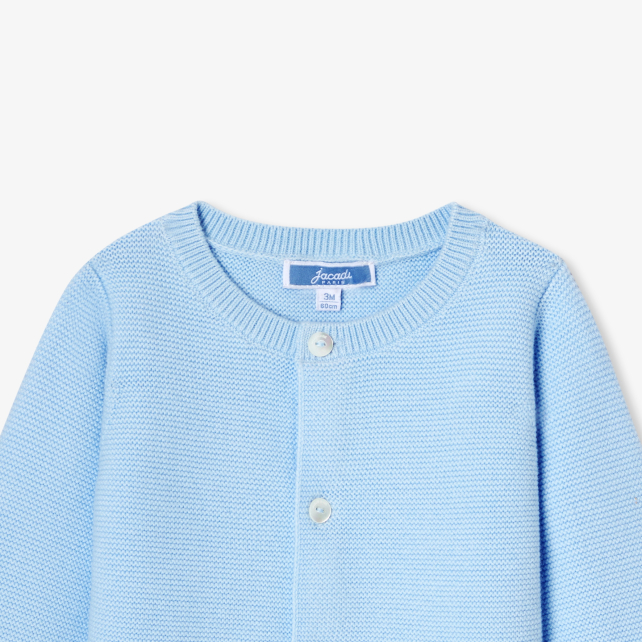 Körpə oğlan üçün pambıq kardiqan