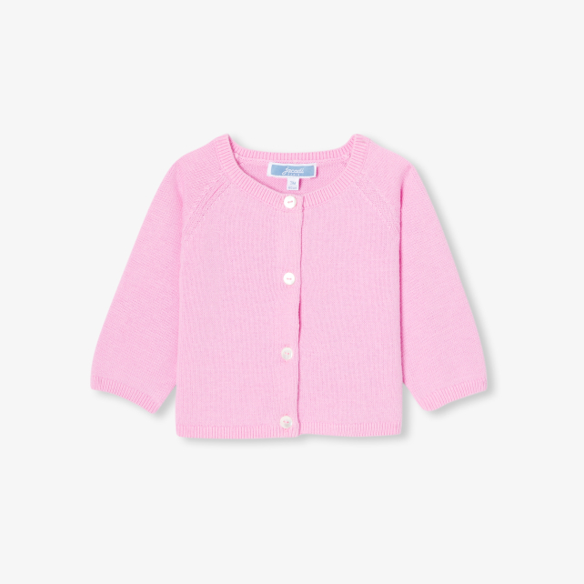 Baby girl cotton cardigan