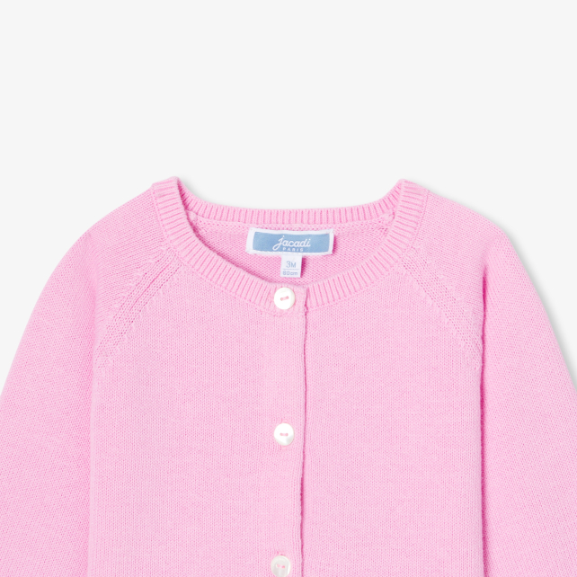Baby girl cotton cardigan