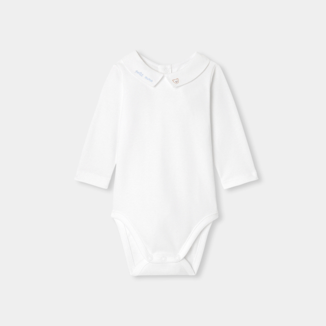 Baby boy cotton bodysuit
