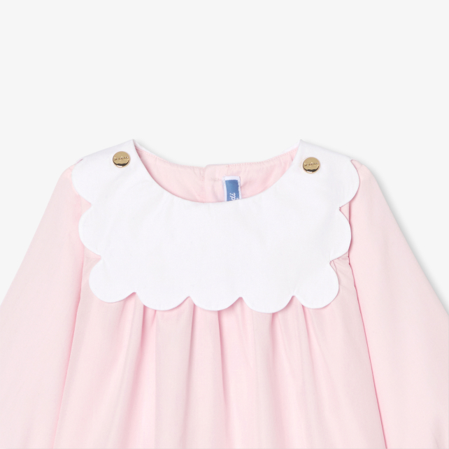 Baby girl blouse in poplin