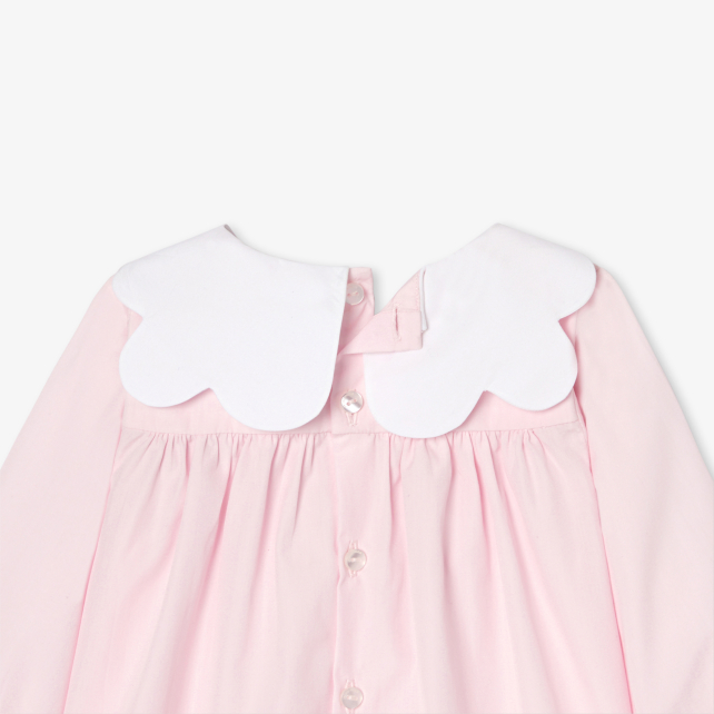 Baby girl blouse in poplin