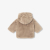 Baby coat in faux fur