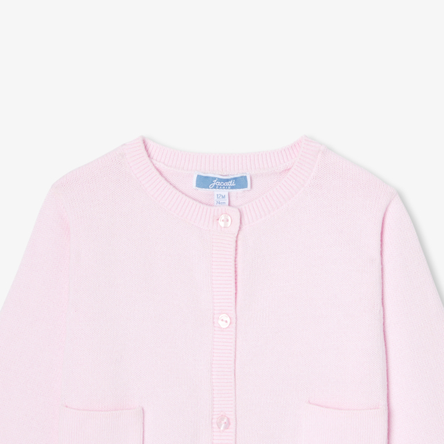 Baby girl cotton cardigan