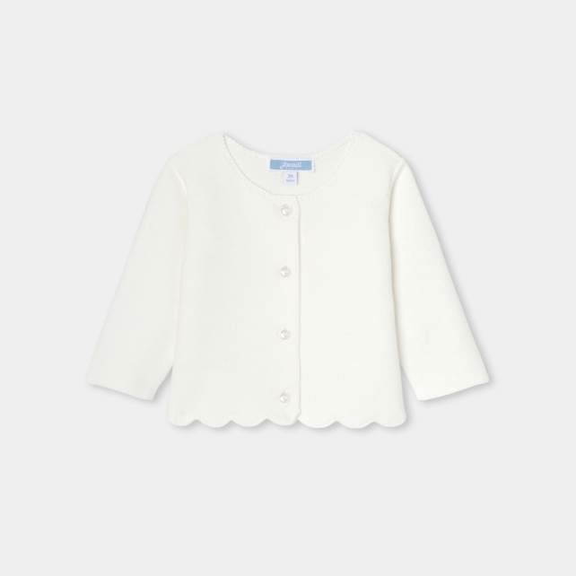 Körpə qız üçün pambıq kardiqan