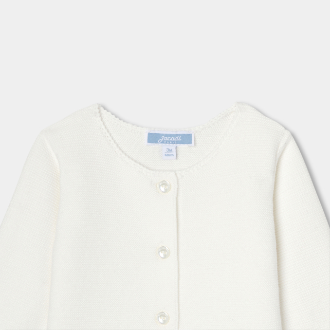 Baby girl cotton cardigan