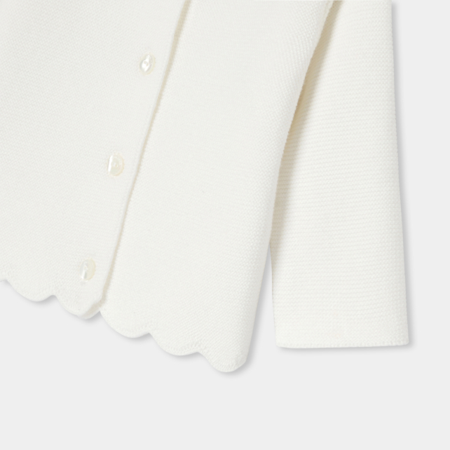 Körpə qız üçün pambıq kardiqan