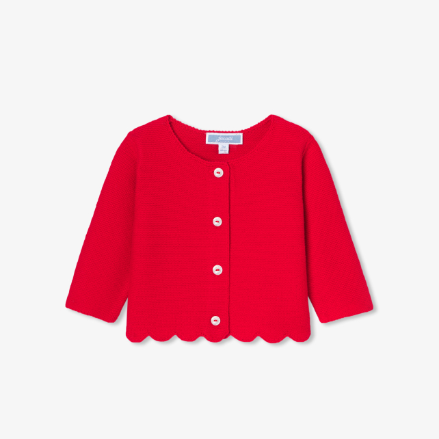 Baby girl cotton cardigan