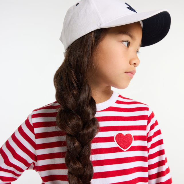 Girl jersey sailor tee