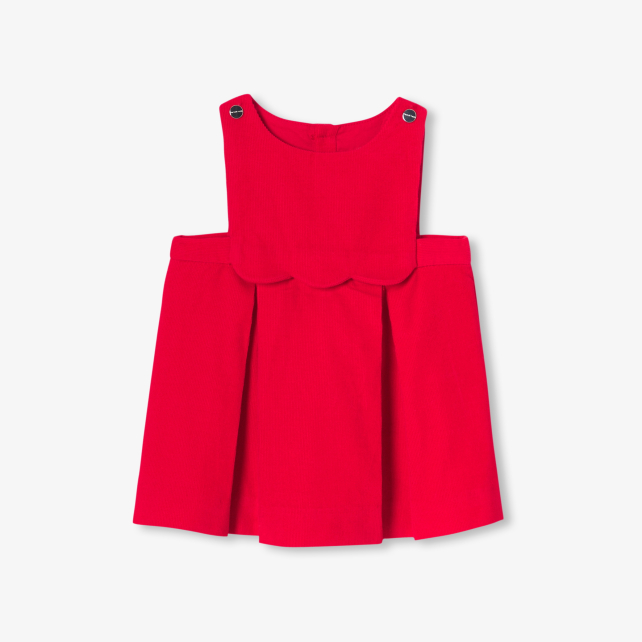 Baby girl velvet dress