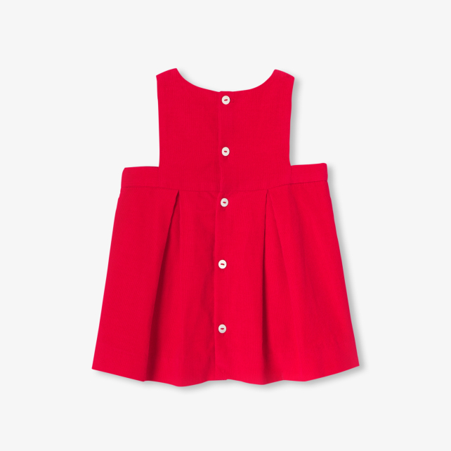 Baby girl velvet dress