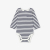 Baby bodysuit in striped jersey