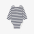 Baby bodysuit in striped jersey