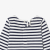 Baby bodysuit in striped jersey