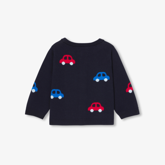 Körpə oğlan üçün toxunma kardiqan