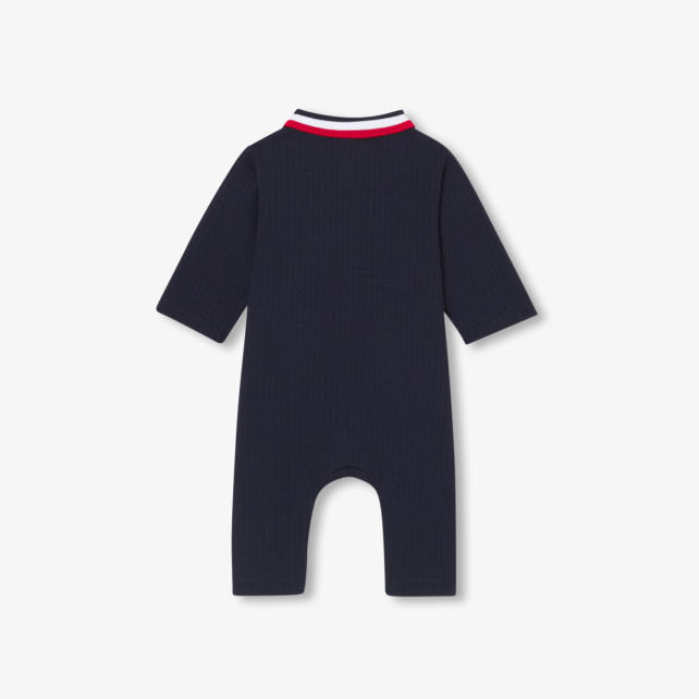 Baby boy jumpsuit in quilted jersey