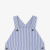 Baby boy overalls in striped twill Baby boy overalls in striped twill