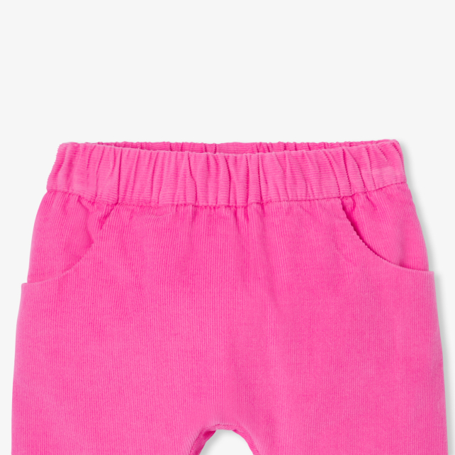 Baby girl velvet trousers