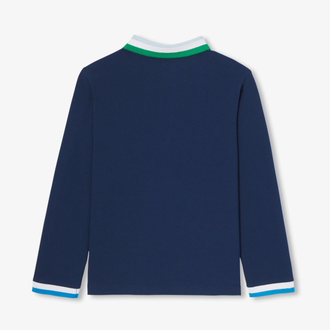 Boy polo shirt in cotton piqué