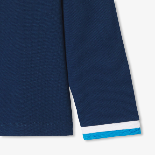 Oğlan üçün pambıq pikə polo köynək