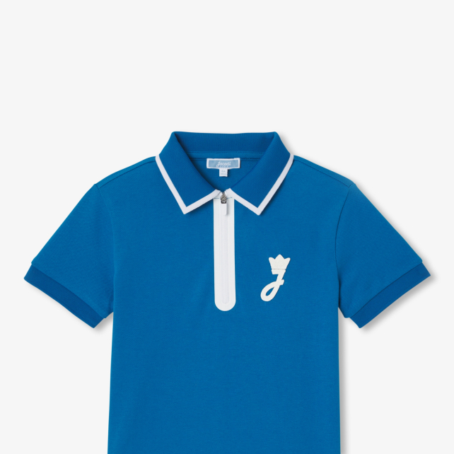 Boy short-sleeved polo shirt