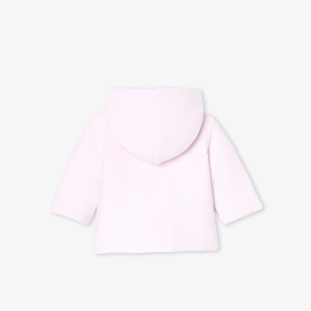 Baby girl lined burnous jacket