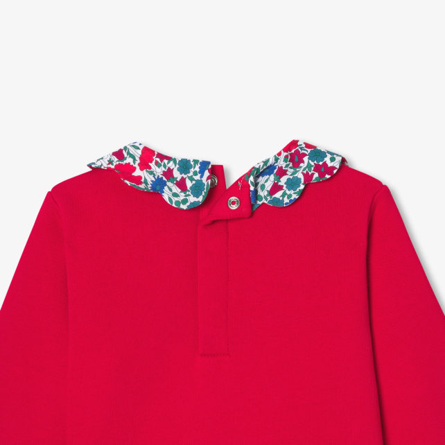 Körpə qız üçün flis sviter