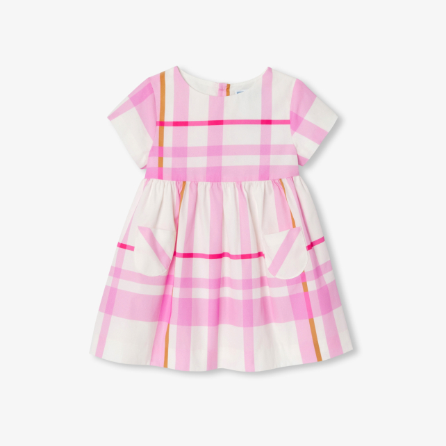 Baby girl checked dress