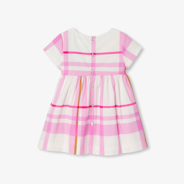 Baby girl checked dress