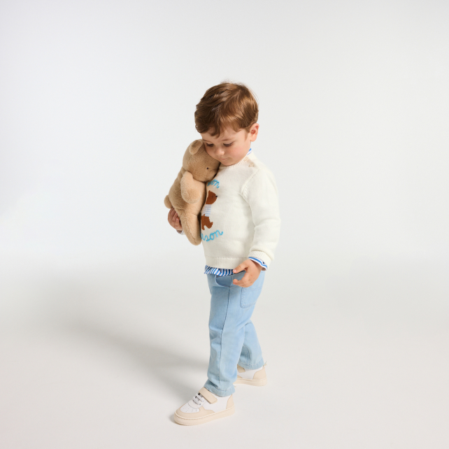 Baby boy cotton jumper