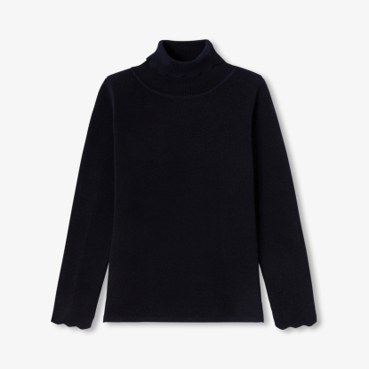 Girl turtleneck sweater