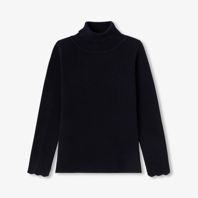 Girl turtleneck sweater