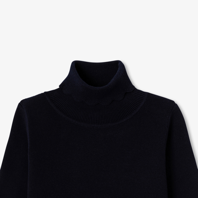 Girl turtleneck sweater