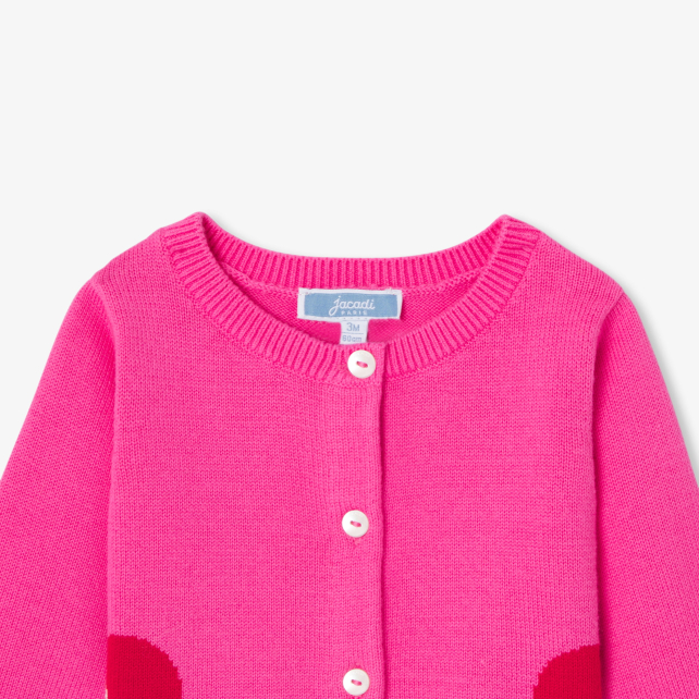 Baby girl cotton cardigan
